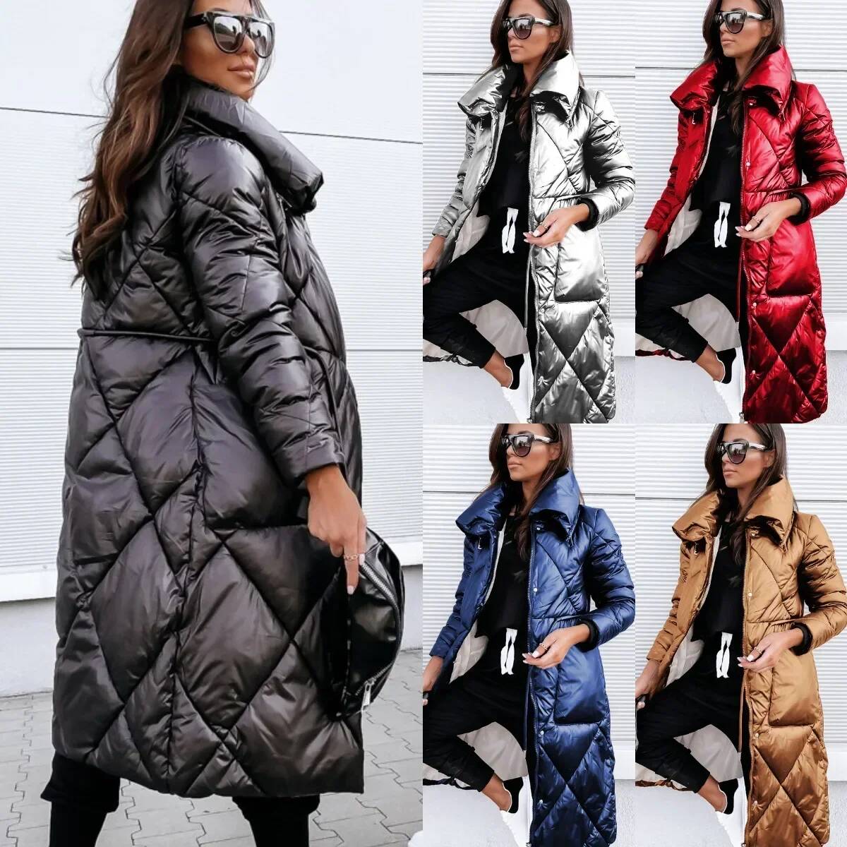 Winter Clothing Taiwan - Nuovo risvolto abbigliamento da donna piumino