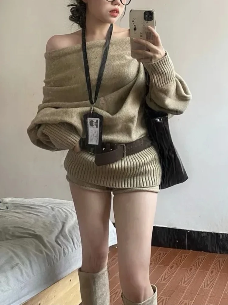 Y2K Winter Clothing - Autumn Winter Korean Knit Outfits 2