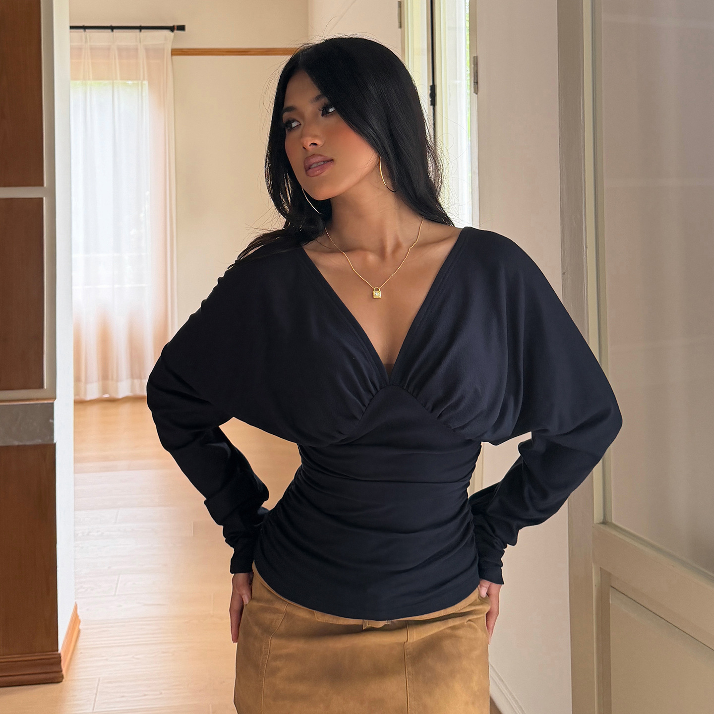 Winter Clothes - Eleganti Top con Scollo a V,