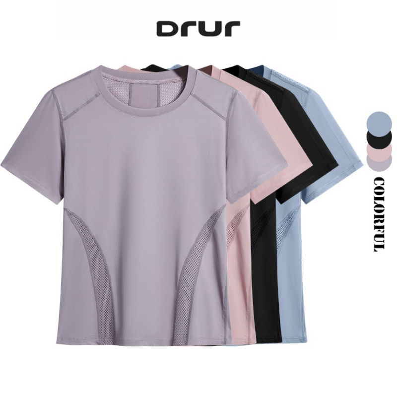 Winter Clothing Essentials - DRUR T-shirt da corsa leggera estiva