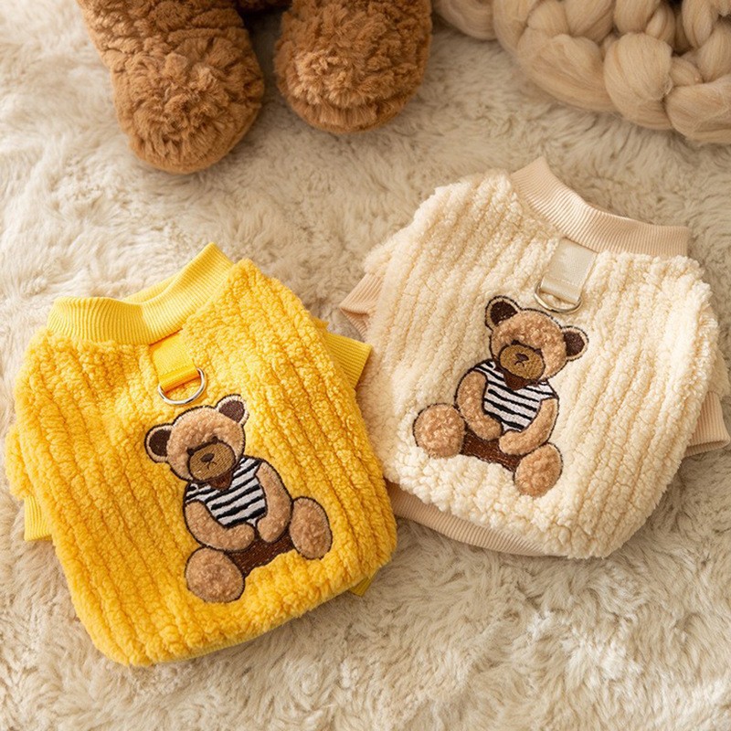 Yellow Winter Clothing - Simpatici vestiti a quadretti gialli in