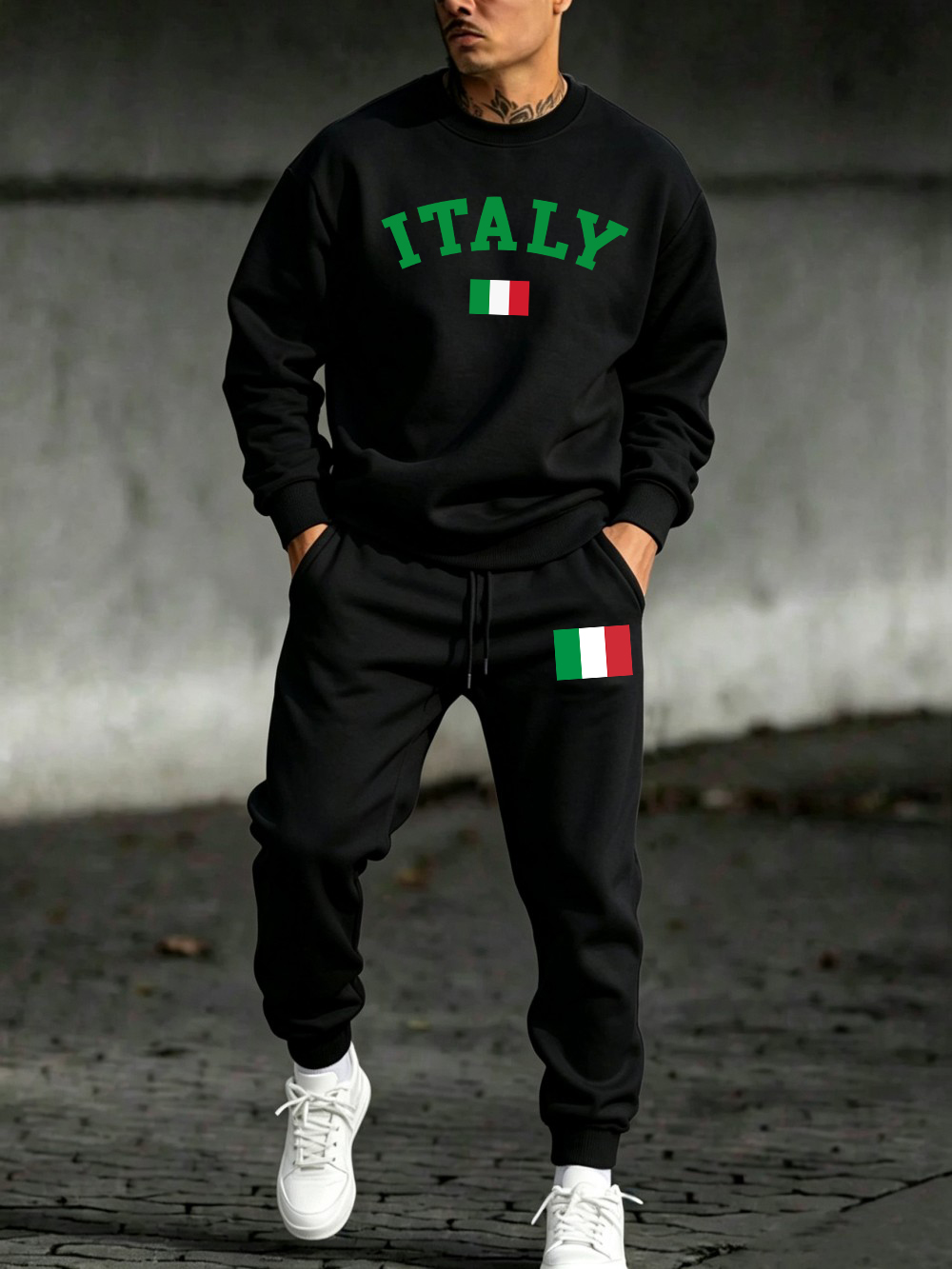 Winter Clothes - Set 2 Pezzi Felpa e Pantaloni