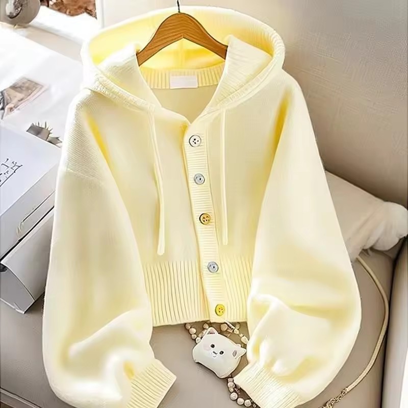 Maglione lavorato a maglia con - Yellow Winter Clothing recensione e prezzo