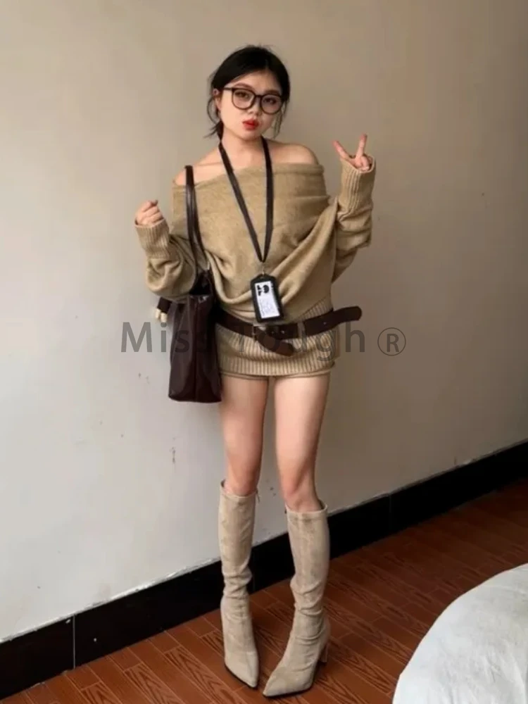 Autumn Winter Korean Knit Outf - Y2K Winter Clothing recensione e prezzo