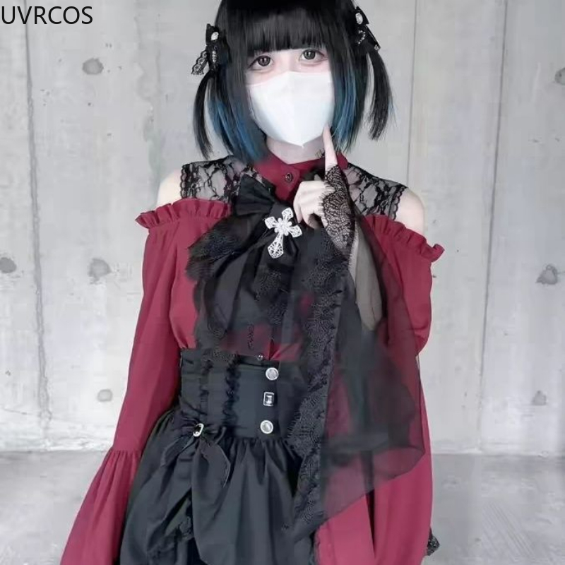 Camicie stile Lolita gotico Y2 - Y2K Winter Clothing recensione e prezzo
