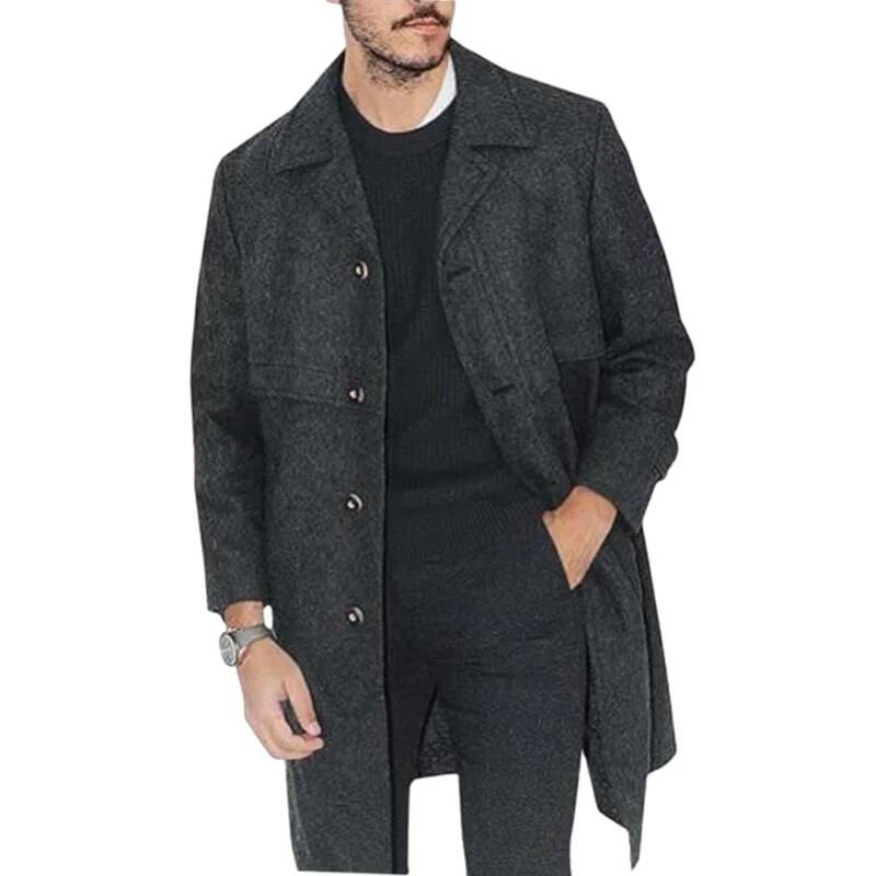 Cappotto da Uomo con Risvolto, - Winter Clothing Taiwan recensione e prezzo