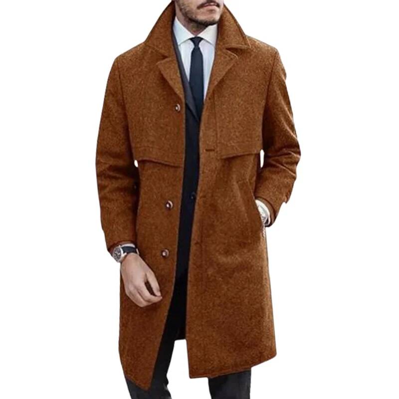 Cappotto da Uomo con Risvolto, - Winter Clothing Taiwan recensione e prezzo