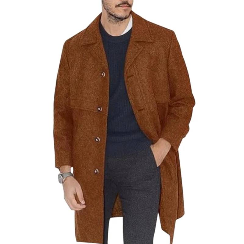 Cappotto da Uomo con Risvolto, - Winter Clothing Taiwan recensione e prezzo